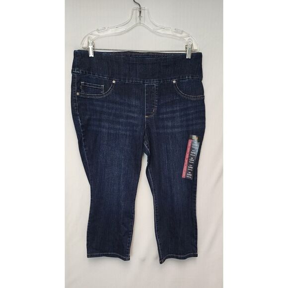 Lee Women's Sculpting Slim Fit Mid Rise Jeans Size 16W - Picture 2 of 7